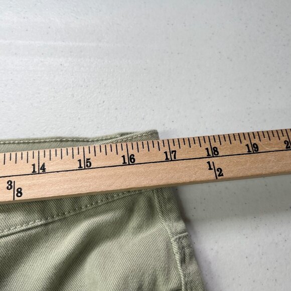 Gloria Vanderbilt Amanda Jean Womens 14 Mint Green Stretch Denim - Picture 9 of 11